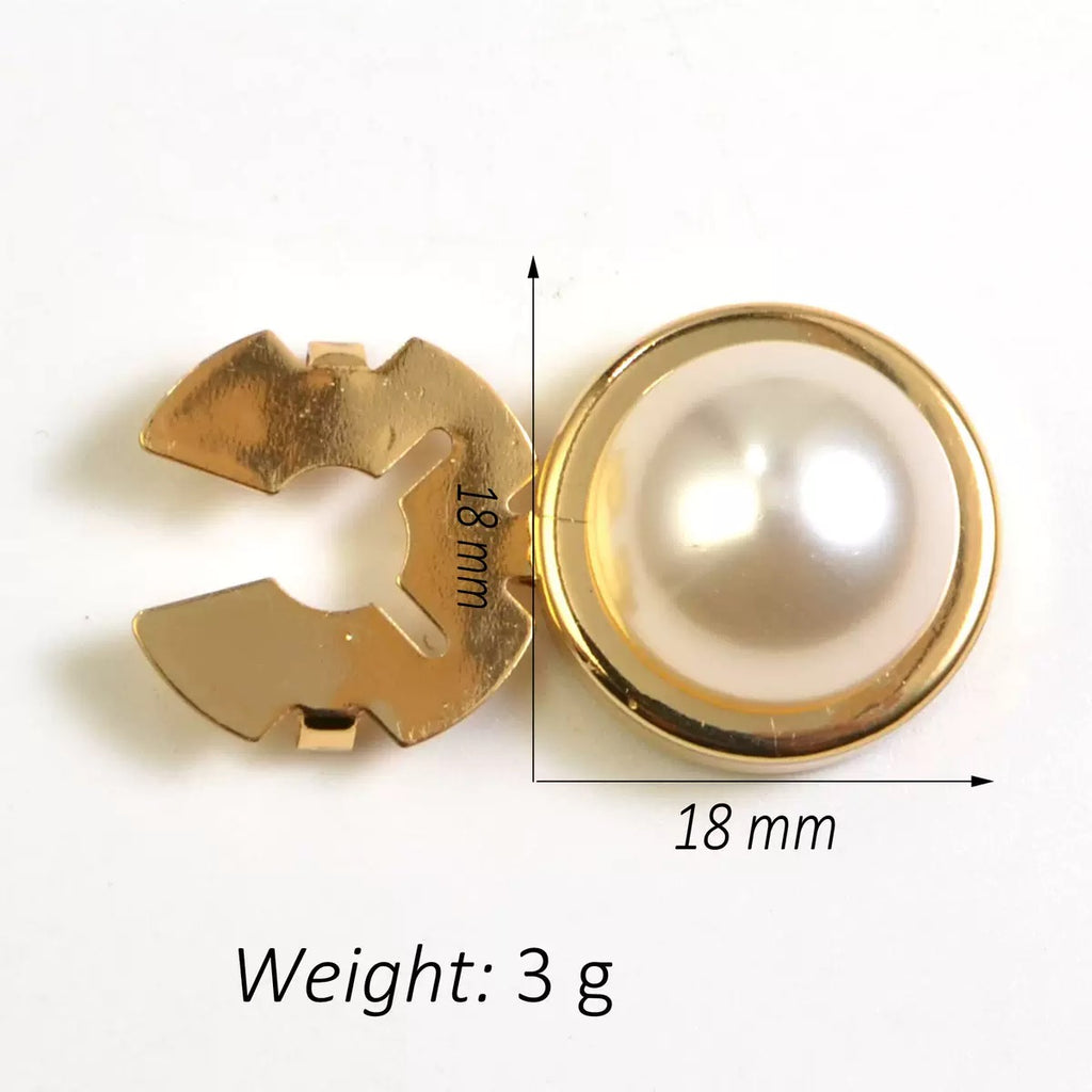 Pearl Snap Buttons – Silver & Gold
