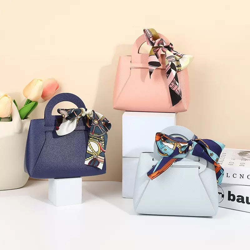 Mini ceremony packaging Handbag with Silk Scarf