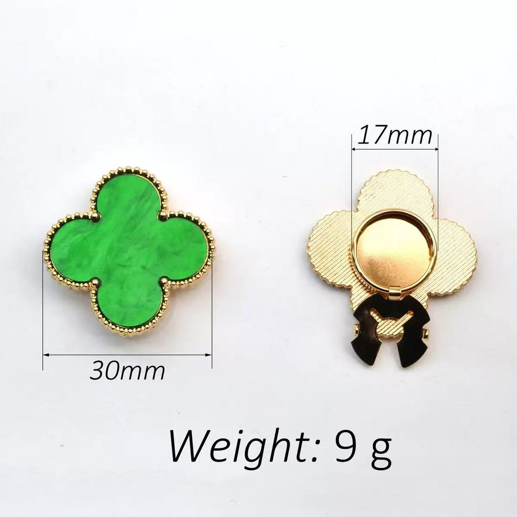 Four-Leaf Clover Charm Ring