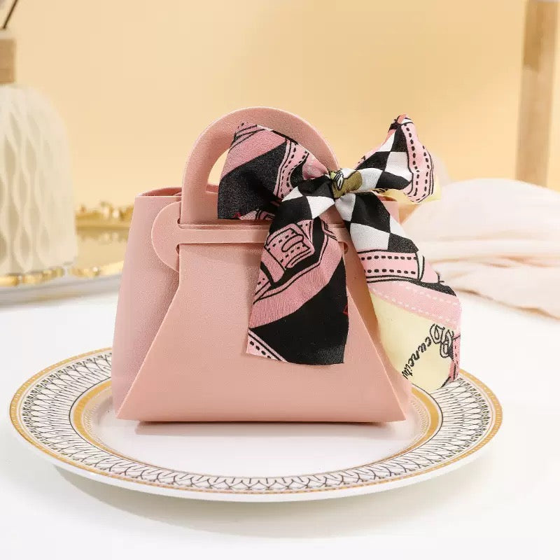 Mini ceremony packaging Handbag with Silk Scarf