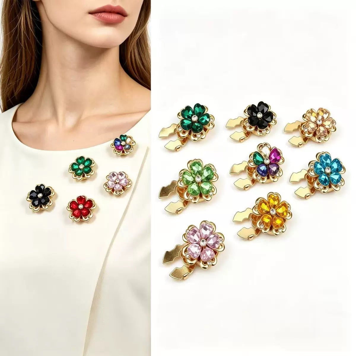shirt cufflinks button cover collar button diamond