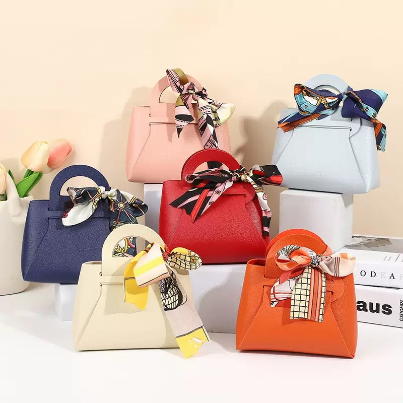 Mini ceremony packaging Handbag with Silk Scarf