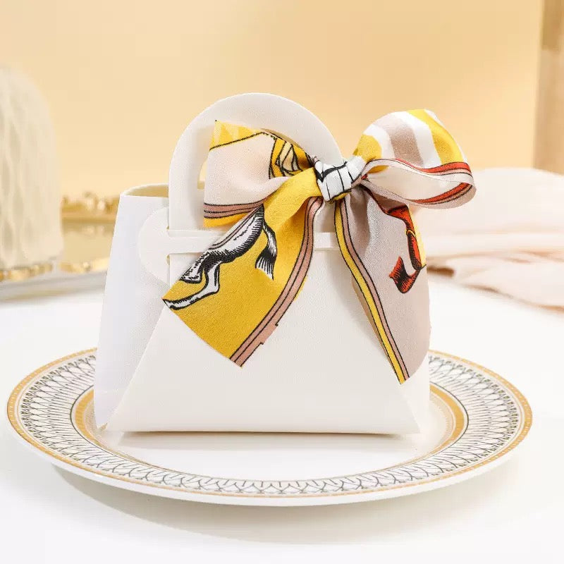 Mini ceremony packaging Handbag with Silk Scarf