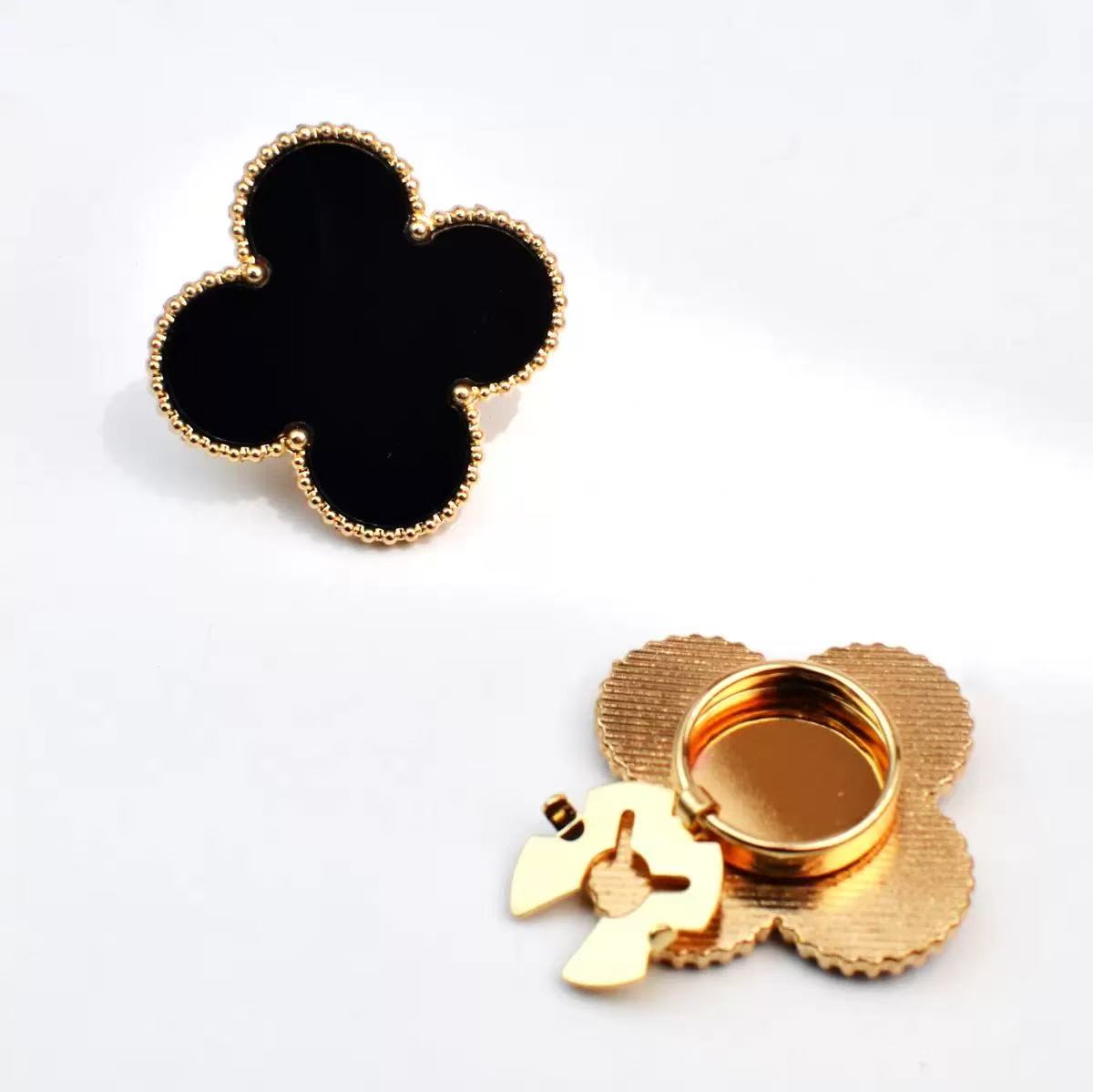 Four-Leaf Clover Charm Ring