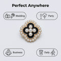 Pearl Clover Button Cover Set
