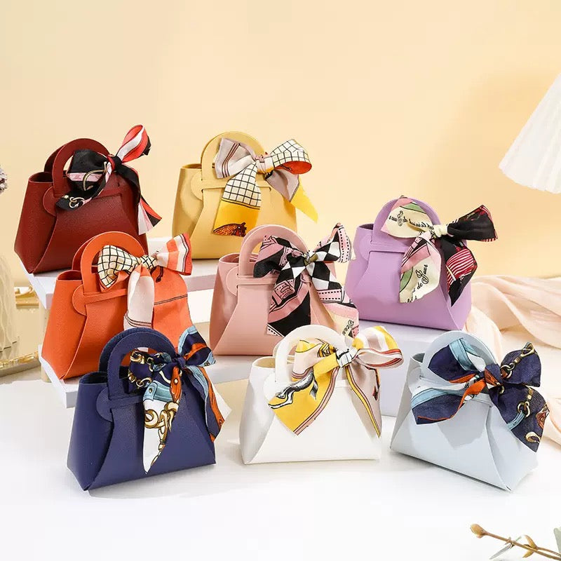 Mini ceremony packaging Handbag with Silk Scarf