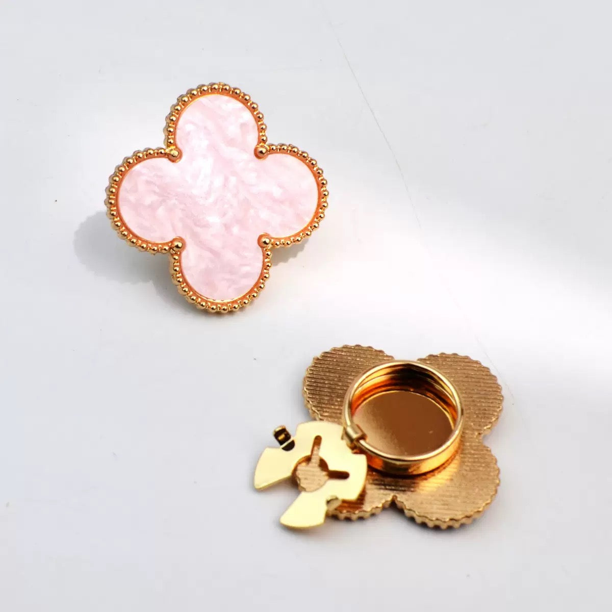 Four-Leaf Clover Charm Ring